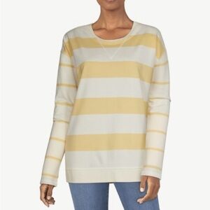 Cabela’s Natural Reflections French Terry Stripe Sweatshirt. Size Medium.